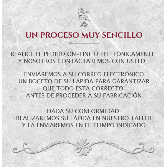 lapidas para nichos un proceso sencillo